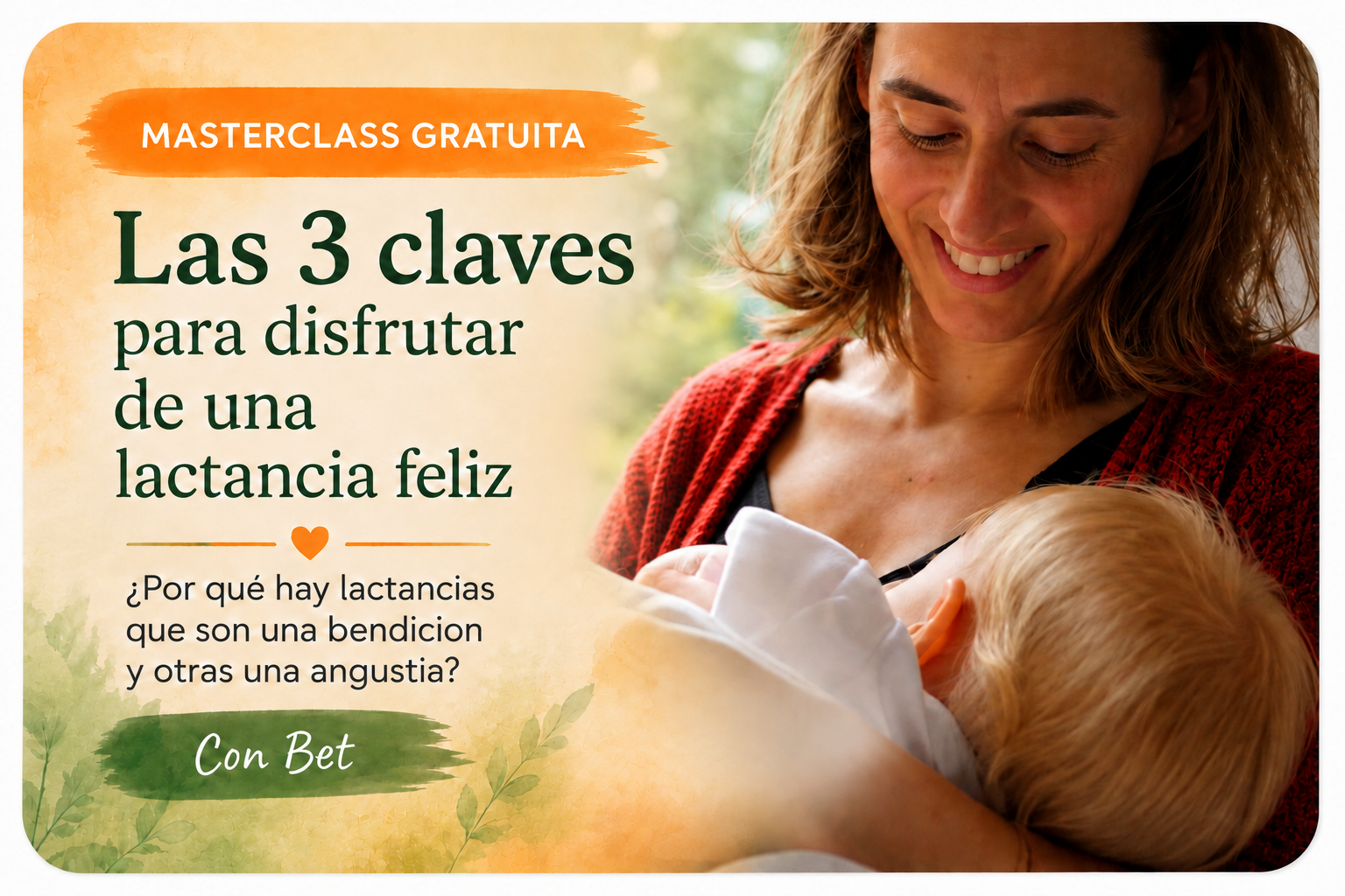 Bet Paré amamantando a su bebé — Las 3 claves para disfrutar de una lactancia feliz
